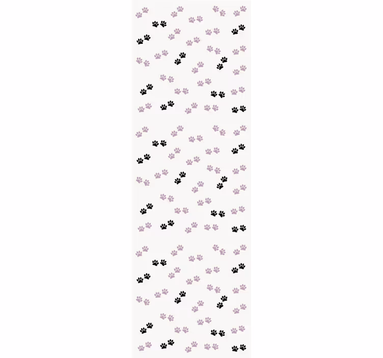 Papel pintado perros patrones de huellas de patas - TenVinilo