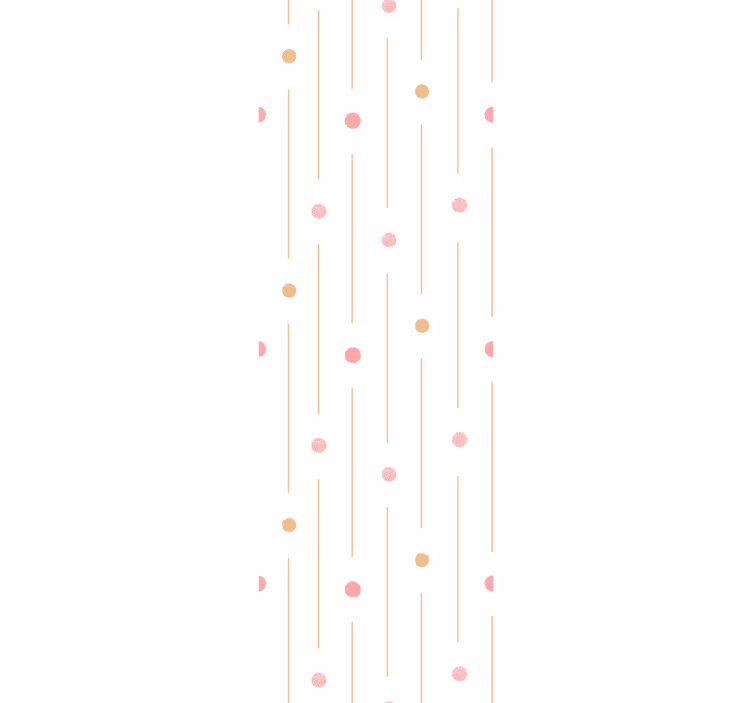 Papel pintado lunares franja de puntos - TenVinilo