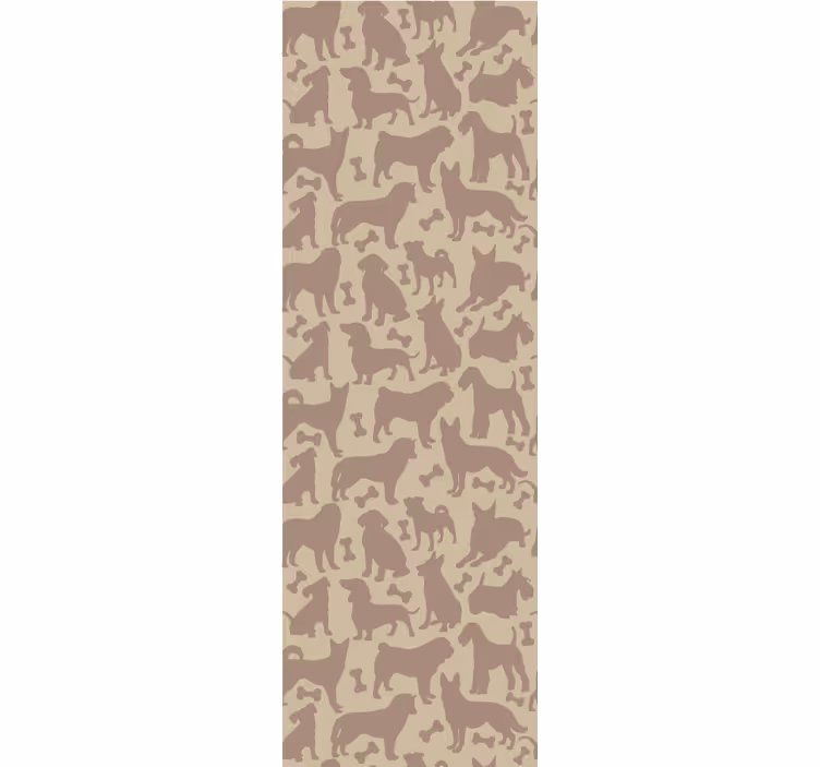 Papel pintado perros motivos felinos - TenVinilo