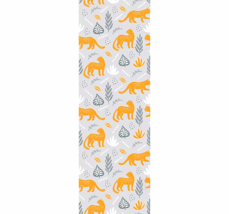 Papel pintado gatos decoración con motivo felino - TenVinilo