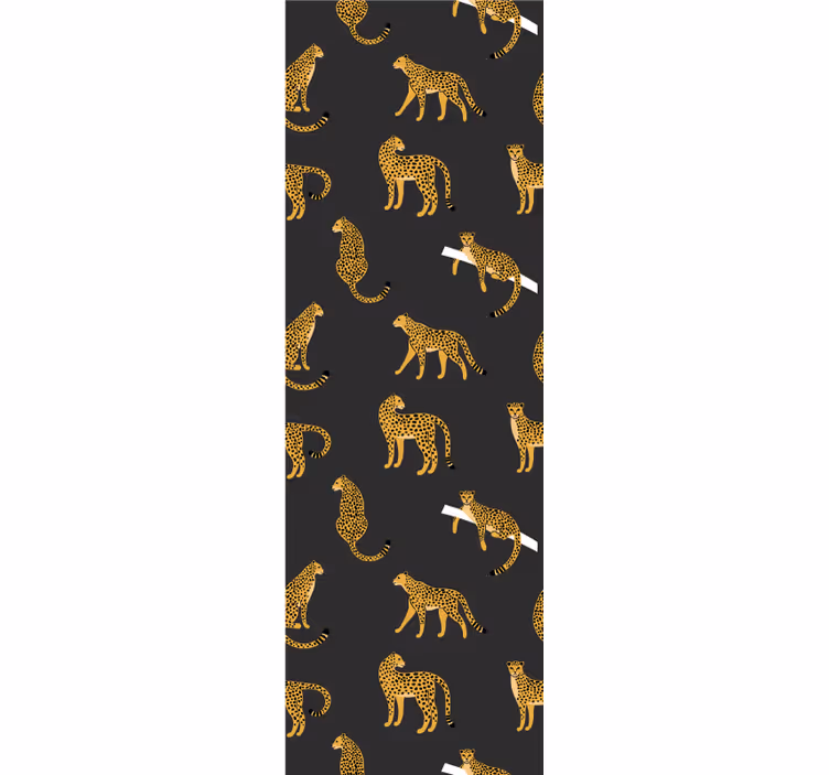 Papel pintado leopardos motivo de manchas de leopardo - TenVinilo
