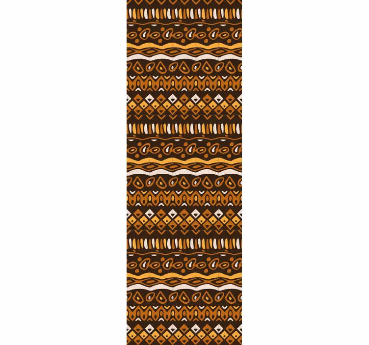 Papel pintado ornamental patrón tribal - TenVinilo
