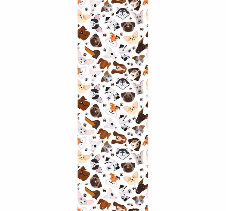 Papel pintado perros colección canina - TenVinilo