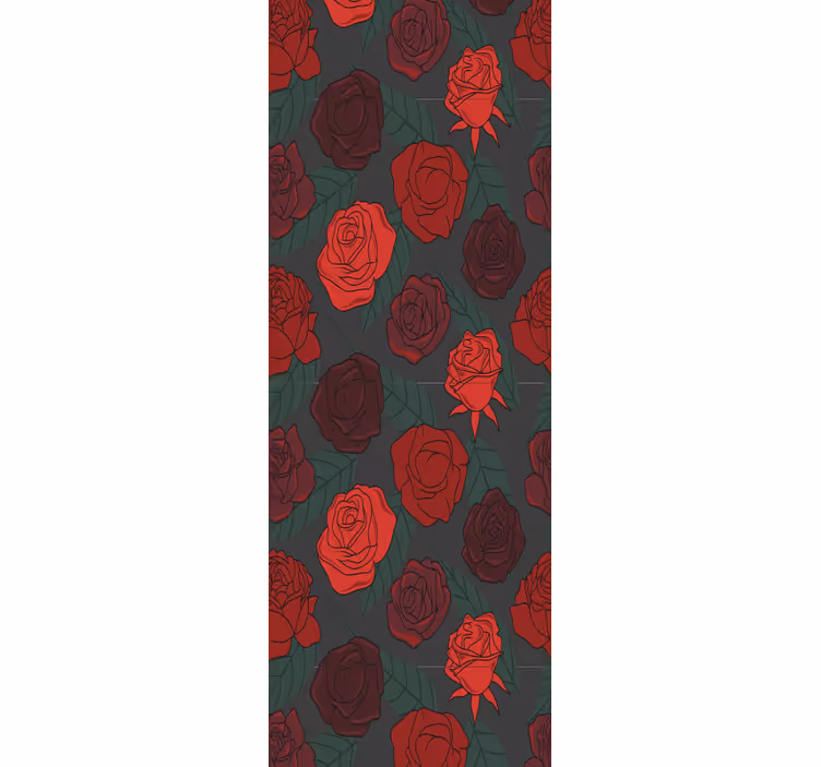 Papel pintado flores elegancia rosada - TenVinilo