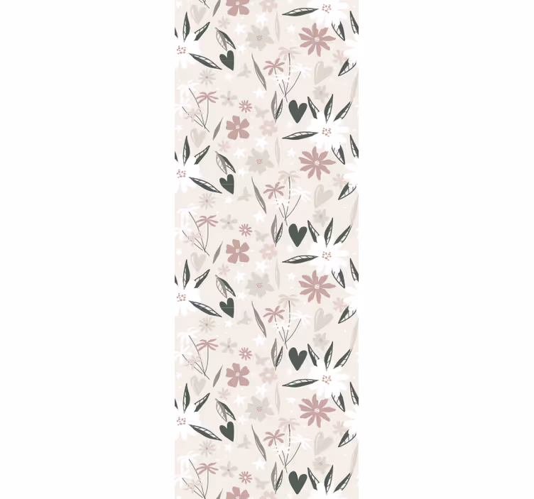 Papel pintado flores botánico floral - TenVinilo