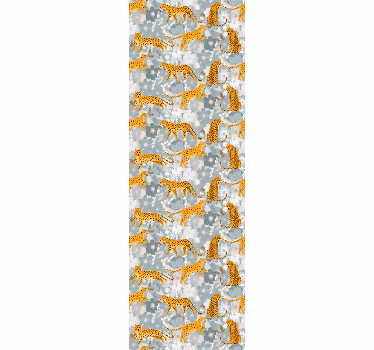 Papel pintado animal motivo de leopardo - TenVinilo
