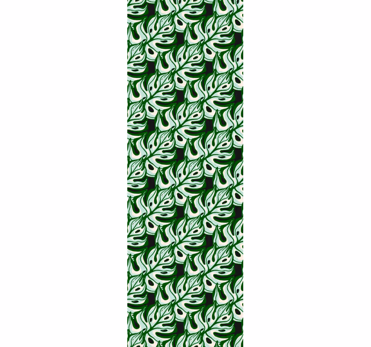 Papel pintado hojas motivo de hoja verde - TenVinilo