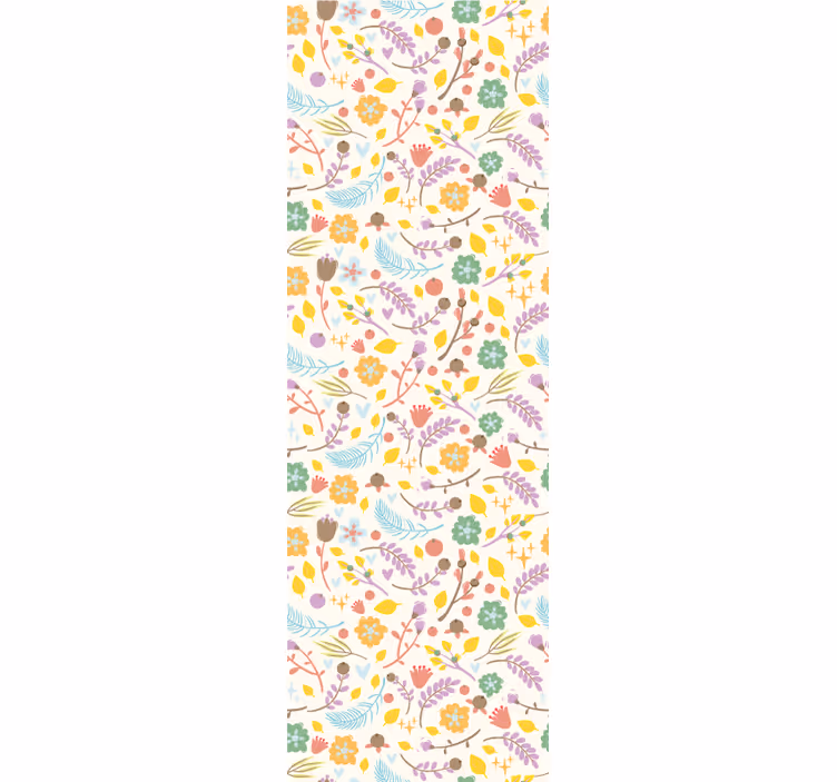 Papel pintado hojas jardín botánico - TenVinilo