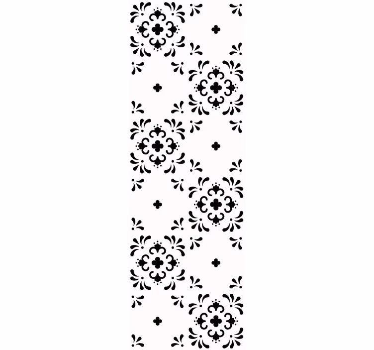 Papel pintado floral adorno tradicional - TenVinilo