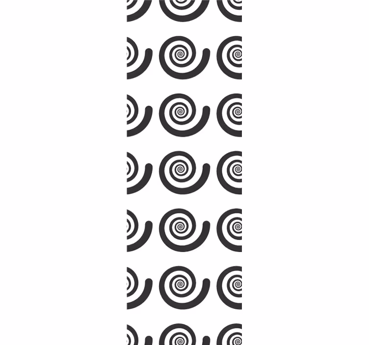 Papel pintado geométrico patrón espiral - TenVinilo