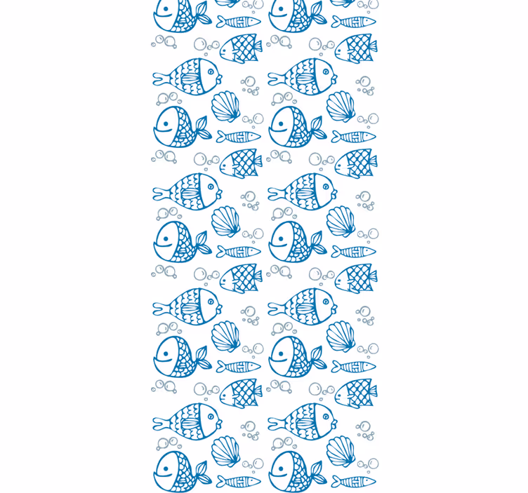Papel pintado peces amigos acuáticos - TenVinilo