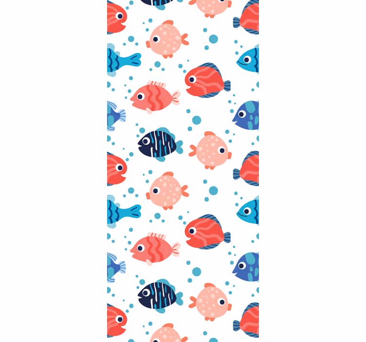 Papel pintado peces alegría acuática - TenVinilo