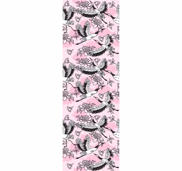 Papel pintado animal patrón de vuelo de la mariposa - TenVinilo