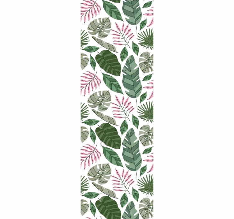 Papel pintado naturaleza patrones botánicos frondosos - TenVinilo