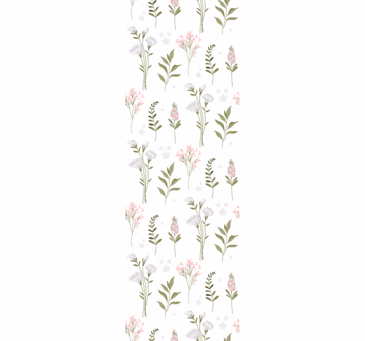 Papel pintado flores patrón de elegancia floral - TenVinilo
