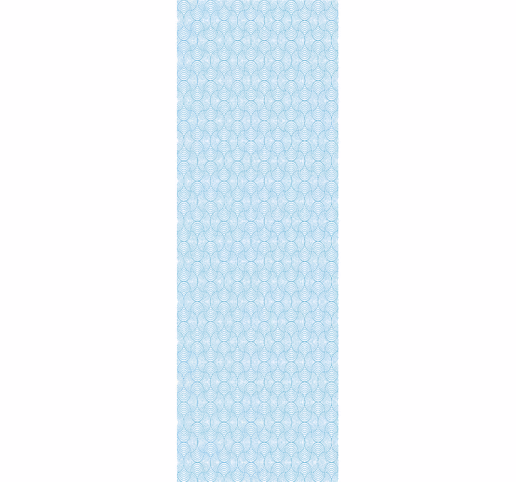 Papel pintado geométrico patrón de ondas - TenVinilo