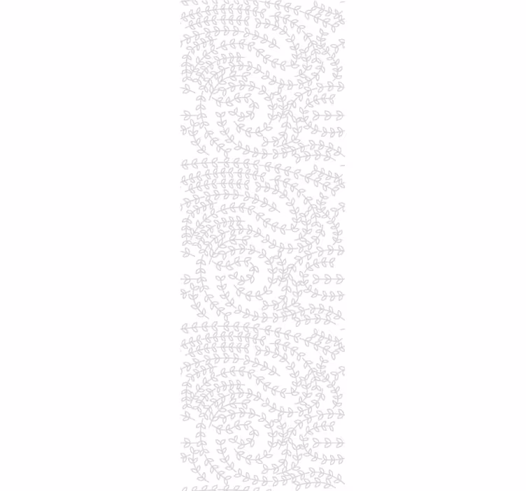 Papel pintado hojas patrones de líneas intrincados - TenVinilo