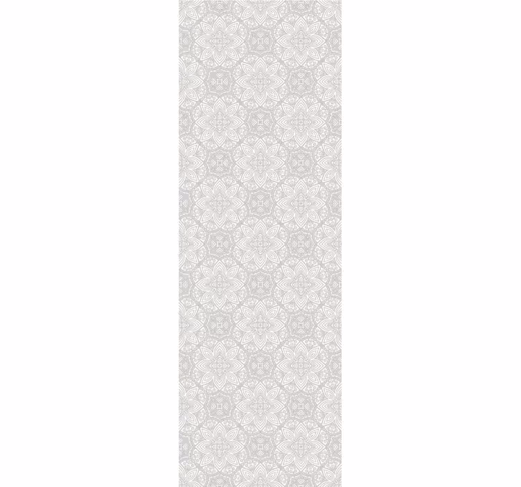 Papel pintado ornamental flores intrincadas - TenVinilo