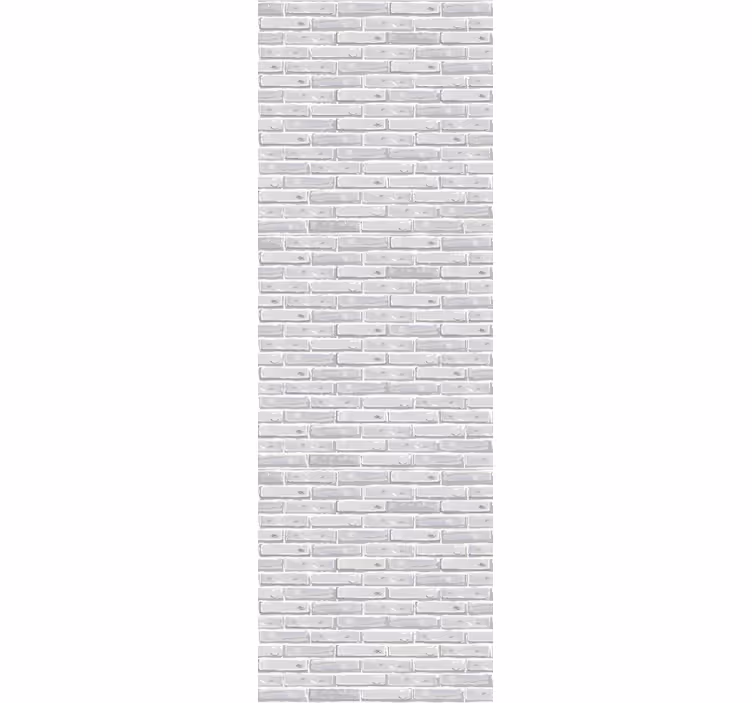 Papel pintado salón ladrillos blancos - TenVinilo