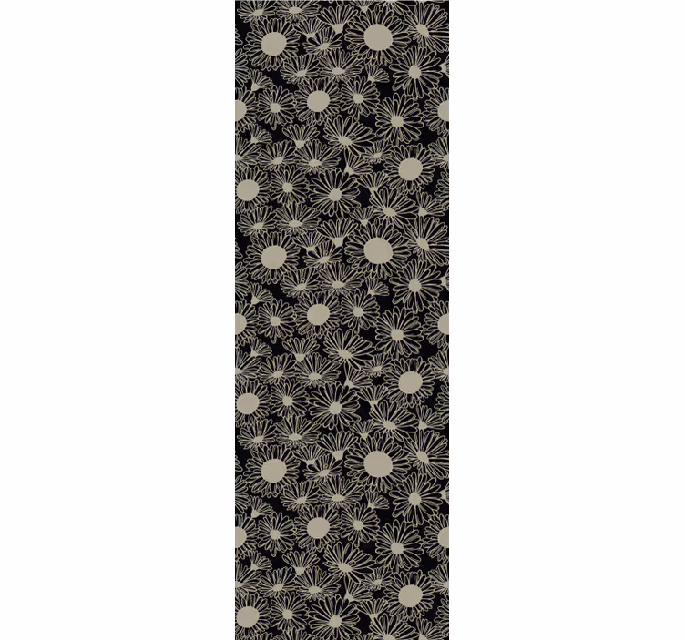 Papel pintado floral patrón de puntos florales - TenVinilo