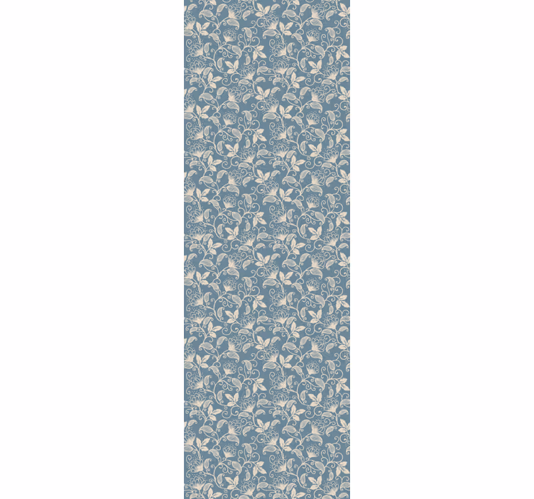 Papel pintado floral patrón vintage - TenVinilo