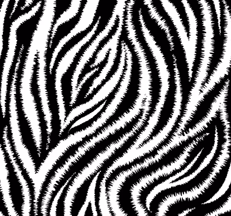 Papel pintado diseño irregular de cebra - TenVinilo