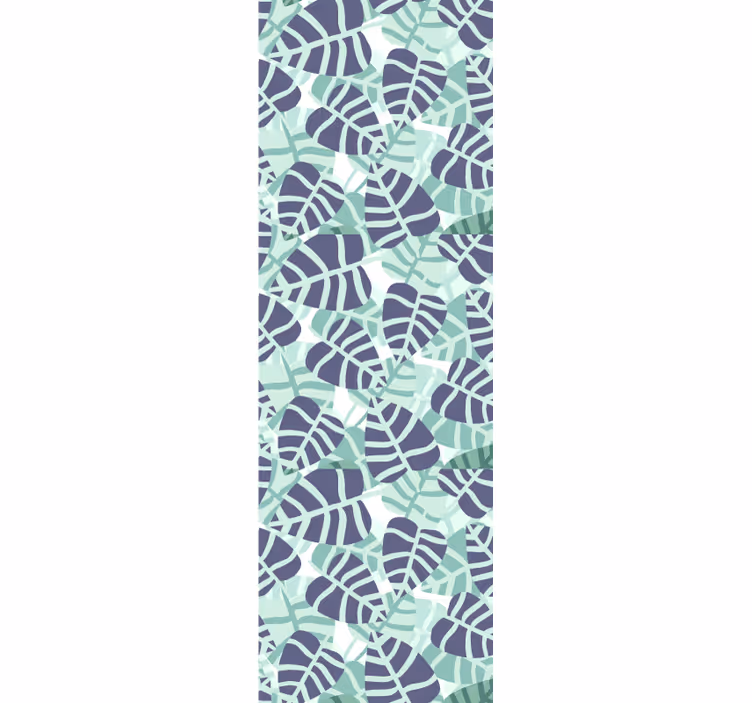 Papel pintado hojas mosaico de monstera - TenVinilo