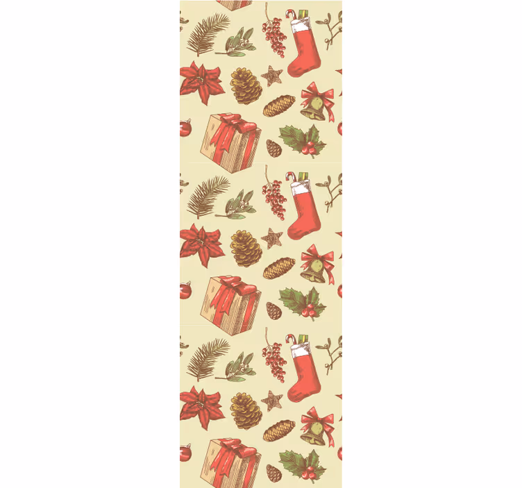 Papel pintado navidad diseño festivo - TenVinilo