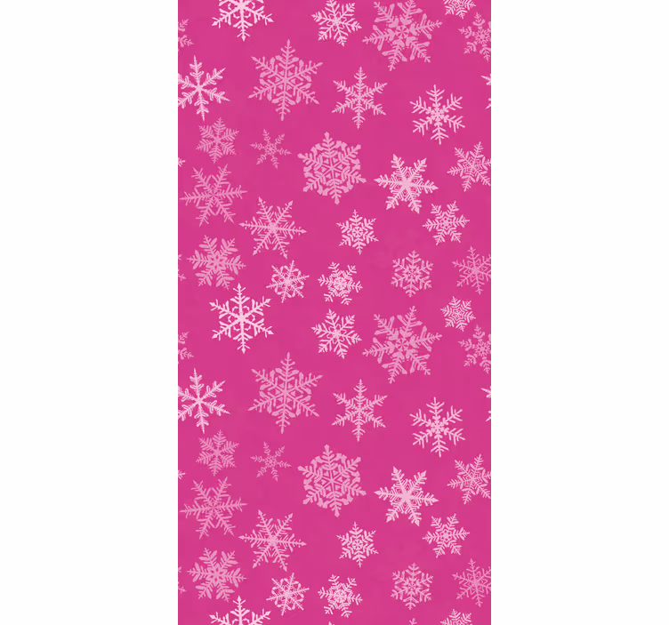 Papel pintado navidad copos de nieve de vacaciones - TenVinilo