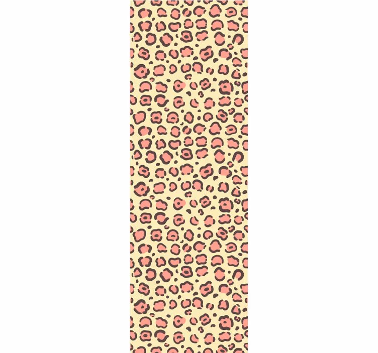 Papel pintado azulejos motivo de estampado de leopardo - TenVinilo