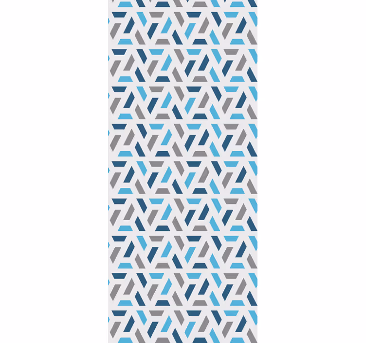 Papel pintado geométrico patrones entrelazados abstractos - TenVinilo