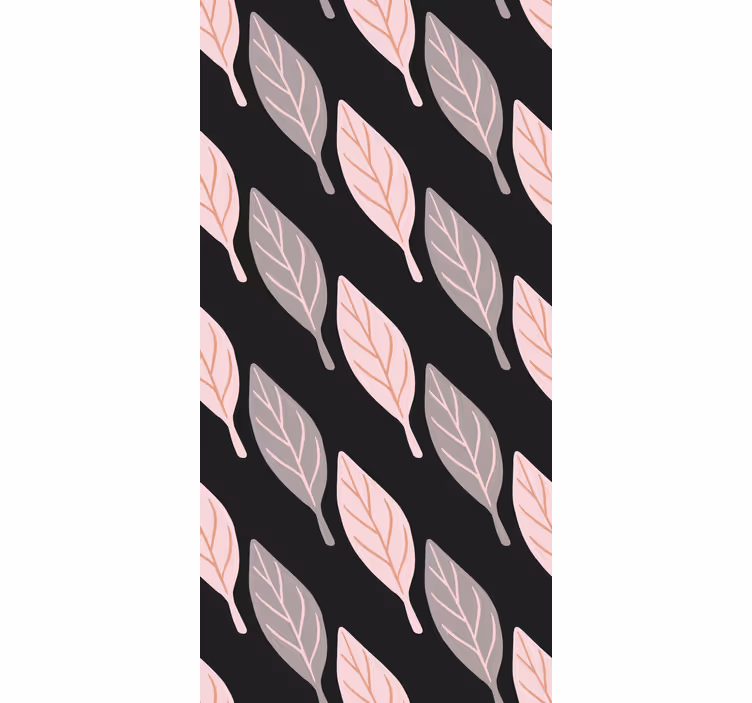 Papel pintado hojas patrón de follaje elegante - TenVinilo