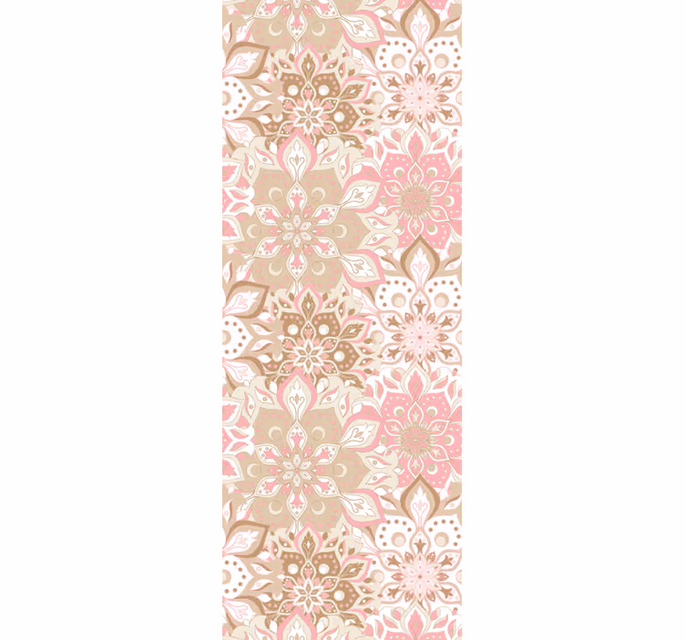 Papel pintado floral elegancia adornada  - TenVinilo