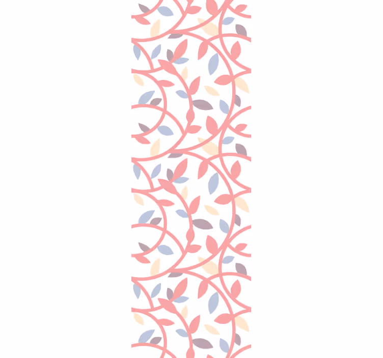 Papel pintado ornamental enredaderas entrelazadas - TenVinilo