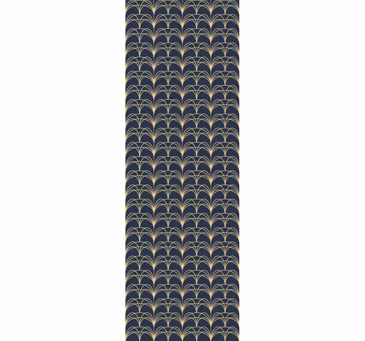 Papel pintado geométrico arcos art deco - TenVinilo