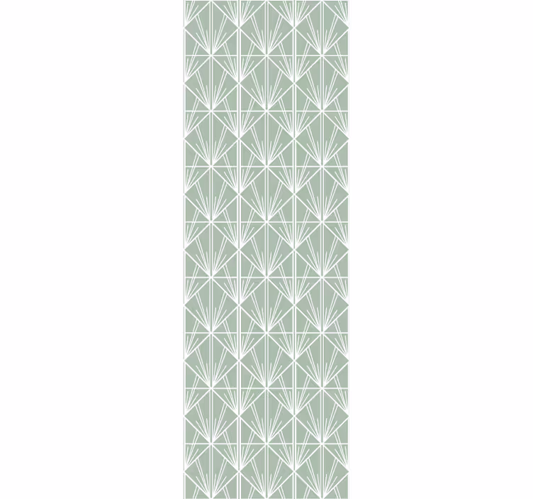 Papel pintado geométrico inspirado en el art déco - TenVinilo