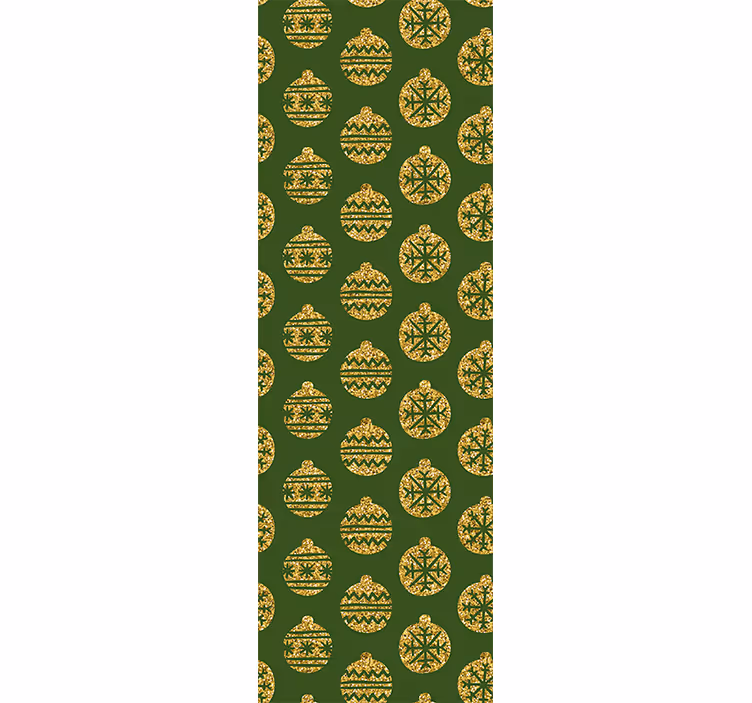 Papel pintado navidad patrón de adorno festivo - TenVinilo