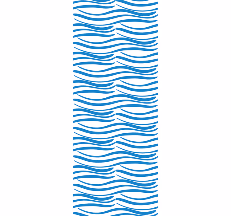 Papel pintado 3D patrón de ondas elegante - TenVinilo