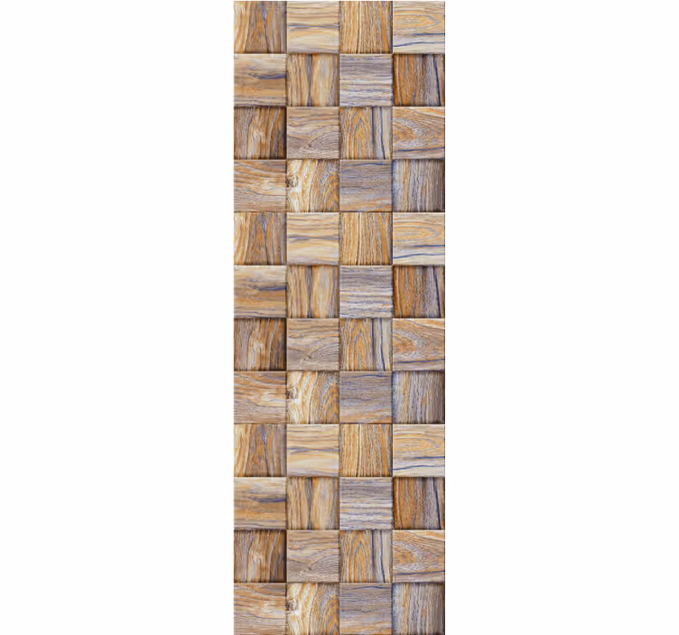 Papel pintado madera tejida - TenVinilo