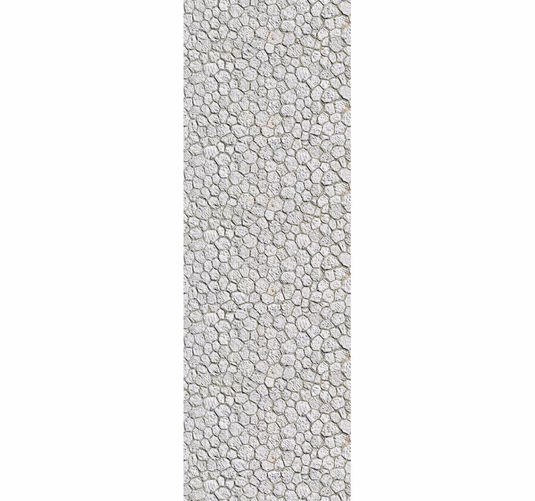 Papel pintado texturas mosaico de guijarros - TenVinilo