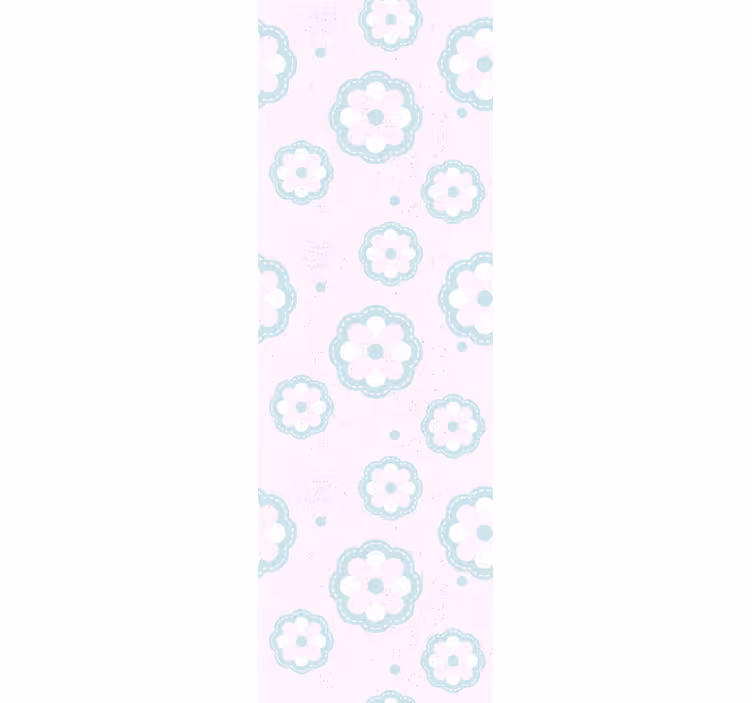 Papel pintado flores patrón floral suave - TenVinilo