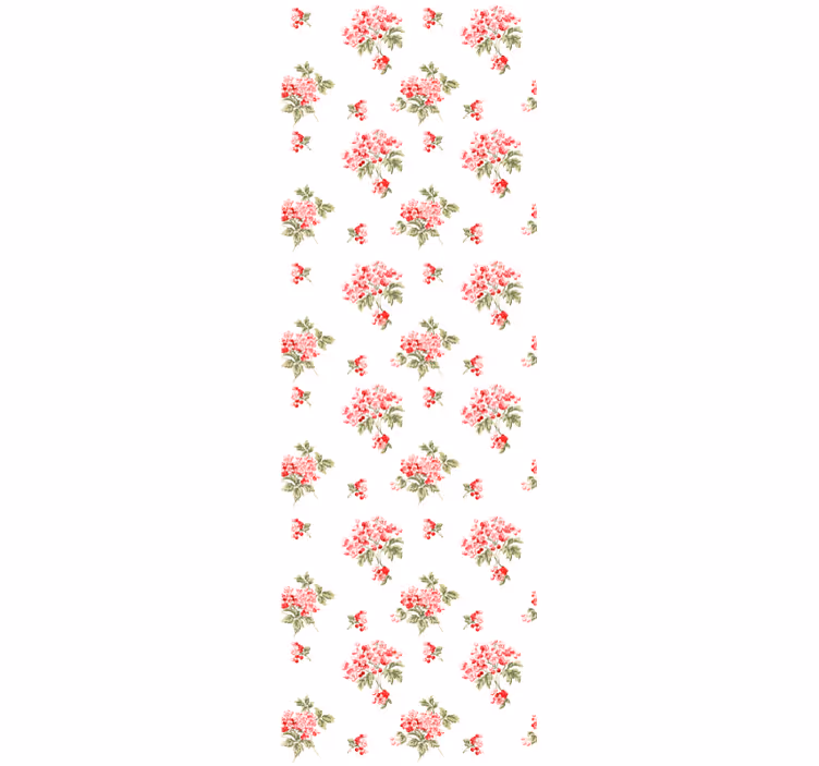 Papel pintado flores patrón de arreglos vintage - TenVinilo