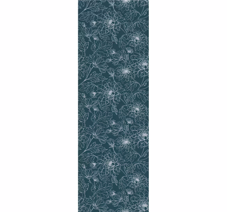 Papel pintado flores elegancia con textura floral - TenVinilo
