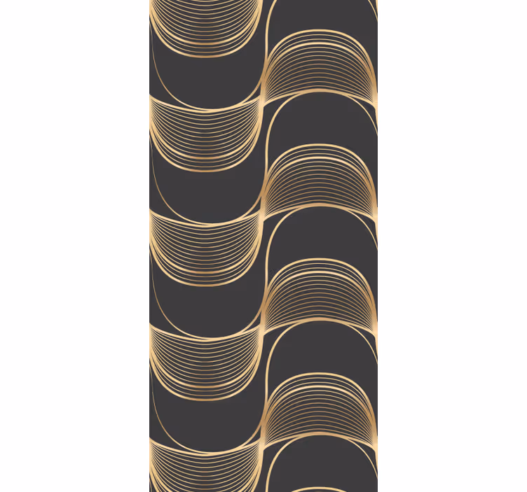 Papel pintado geométrico patrones de líneas elegantes - TenVinilo