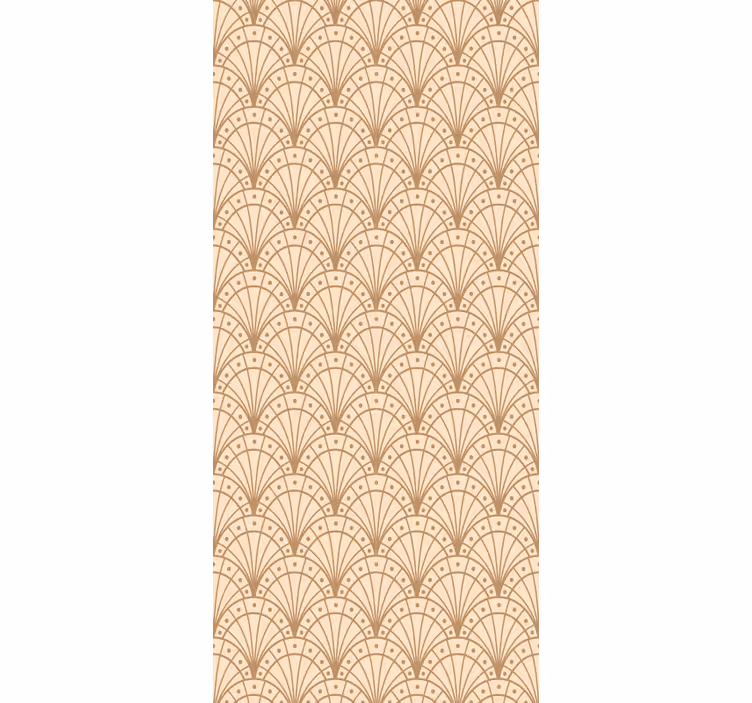 Papel pintado oficina elegante motivo de abanico - TenVinilo