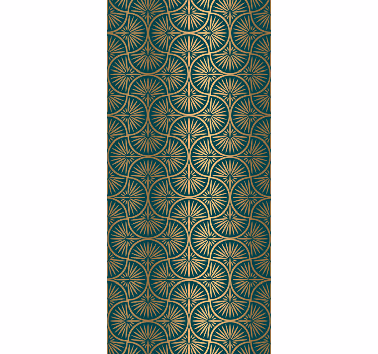 Papel pintado ornamental elegantes motivos geométricos - TenVinilo