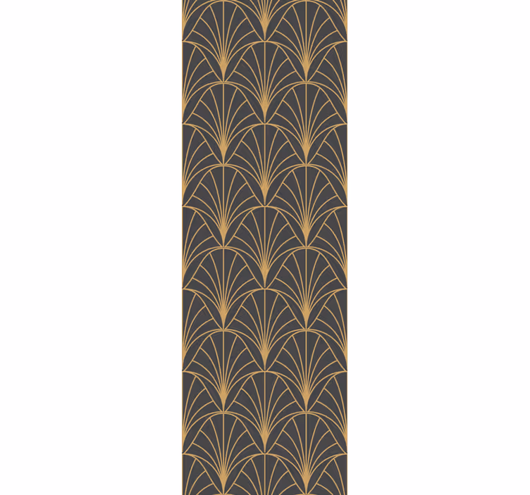 Papel pintado moderno elegantes patrones dorados - TenVinilo