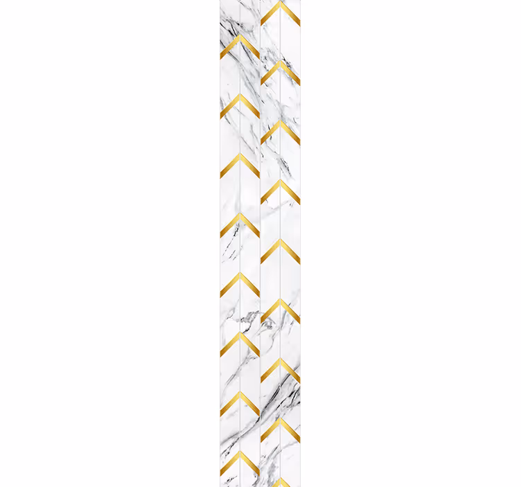 Papel pintado mármol elegante patrón chevron - TenVinilo