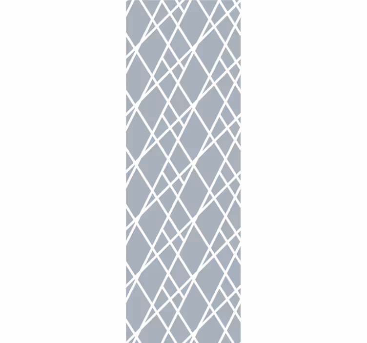 Papel pintado geométrico líneas diagonales grises - TenVinilo