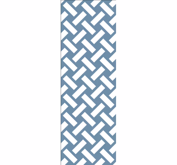 Papel pintado geométrico rectángulos blancos - TenVinilo